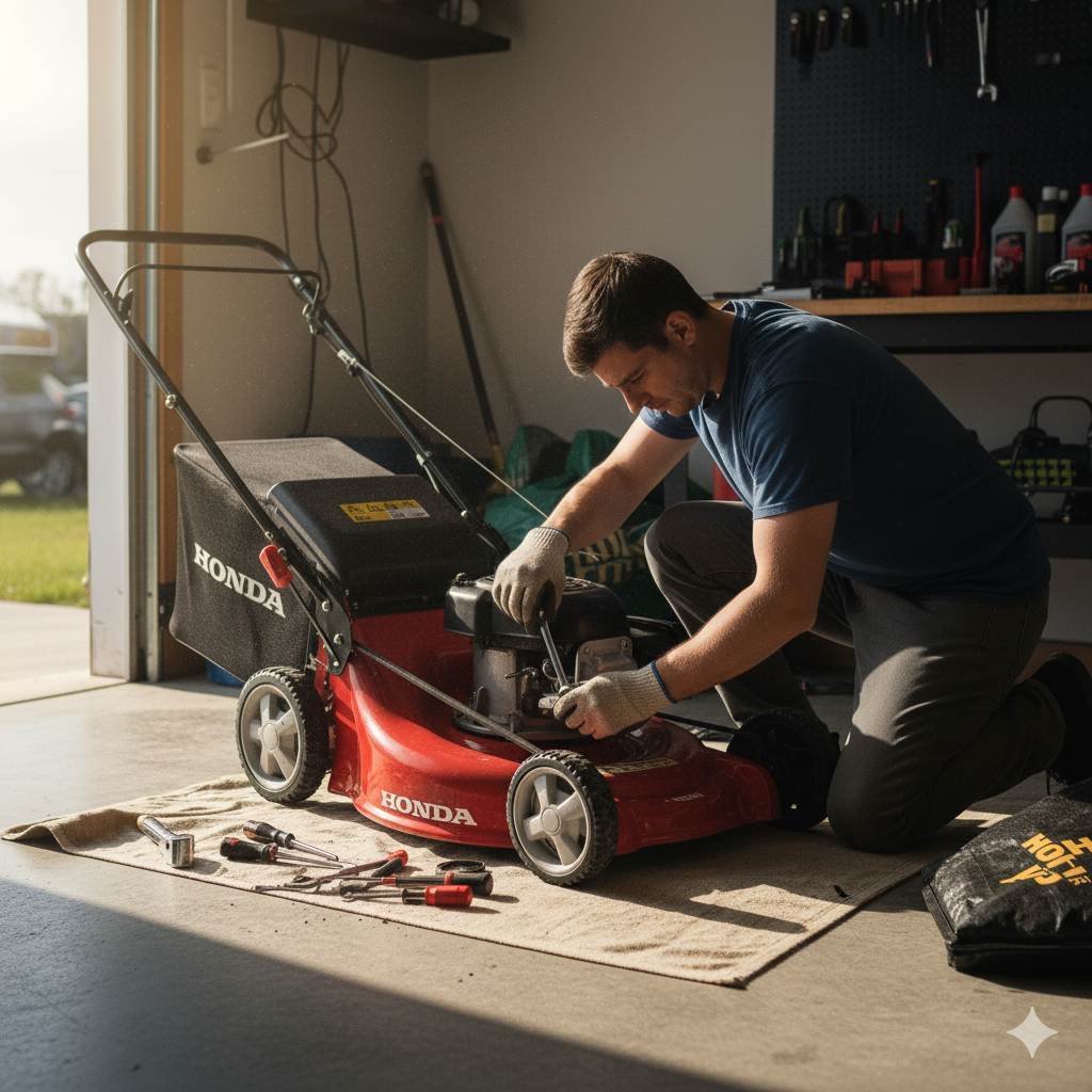 Blog Fixing a Self-Propelled Honda Lawn Mower